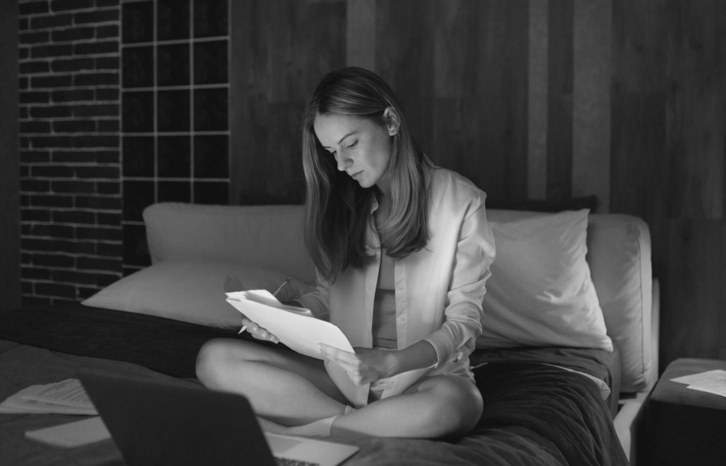 Detailed financial charts and analysis tools used in business assessment